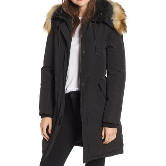 Sam Edelman Jackets & Blazers - Sam Edelman Hooded Faux Fur Parka Jacket coat NWT